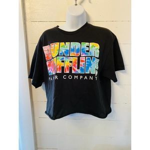 Dunder Mifflin Half crop top